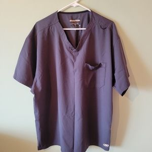 Skechers men's scrub top gray size XL
